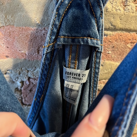 forever 21 overalls / overall shorts - Picture 3 of 7